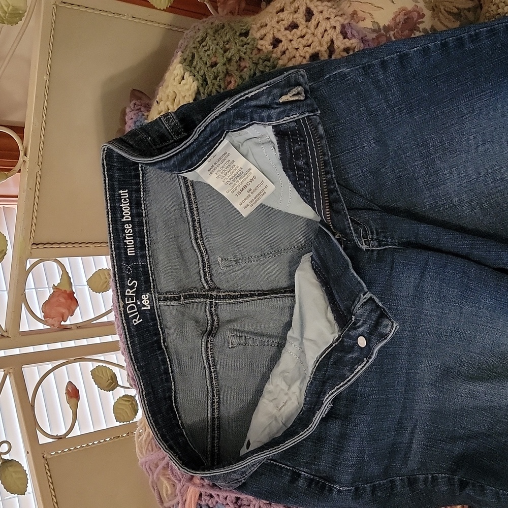 LEE Riders Midrise bootcut jeans size 6m - Picture 7 of 13